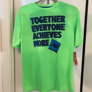 2 brand new boys new balance dry-fit shirts